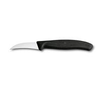 Couteau d'office 6 cm, noir, plastique, Victorinox