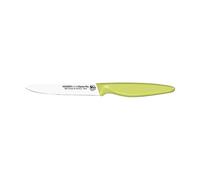 Couteau d'office lame lisse 11 cm vert anis Bio sourcé Nogent