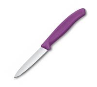 Couteau d'office SWISS CLASSIC 8 cm, violet, plastique, Victorinox