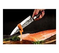 Couteau du chef - FORGED - SEBRA - Acier japonais 440C - Manche en bois Dalbergia - L 20,5 cm