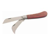 Couteau pour électricien SAM OUTILLAGE 2 lames dont une serpette 70 mm - 371