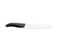 Couteau en céramique Kyocera, couteau à pain, lame de 18 cm, lame en céramique de zircone, coupe micro-scie, extrêmement tranchant, va au lave-vaisselle, FK-181 WH-BK EU