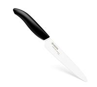 Couteau en céramique Kyocera, couteau à tomate, lame 12,5 cm, lame en céramique de zircone, coupe micro-scie, extrêmement tranchant, va au lave-vaisselle, FK-125 WH-BK EU