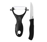 Couteau & Éplucheur Céramique 16cm Noir