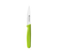 Hendi Couteau éplucheur bec d'oiseau – Lame inox pointue, manche polypropylène – Vert