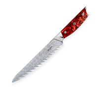 Couteau Japonais RESIN FUTURE 15 cm, rouge, Dellinger