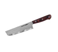 Couteau nakiri Samura-Kaiju, acier Aus-8, 16,7 cm, argent/brun
