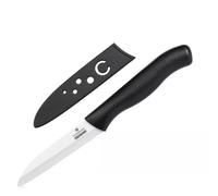 Couteau office céramique lame blanche 7 cm CERAPLUS manche noir Zassenhaus