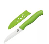 Couteau office céramique lame blanche 7 cm CERAPLUS manche vert Zassenhaus