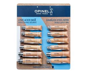 Couteau Opinel N°09 Inox Tableau 12 Ctx Lame Inox, Manche Bois, Polyvalent, Collection "tableau 12 Ctx" - Opinel