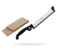 Couteau polyvalent PREMAX avec guide réglable et planche à découper en bois 85628, acier inoxydable 10