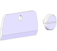 Couteau pour pince à dénuder Weidmüller ERME MULTI-STRIPAX 9203070000 adapté pour marque (pinces) Weidmüller 9202230000