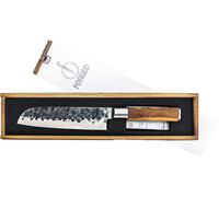 Couteau Santoku 18 cm Olive Forgé