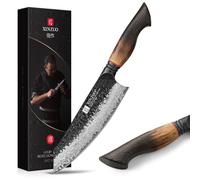 Couteau Santoku, 19,3 cm, acier damas, finition martelée