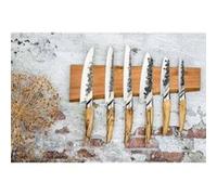 Couteau Santoku - FORGED - KATAI - Acier VG10 - Manche en bois de racine - L 18 cm