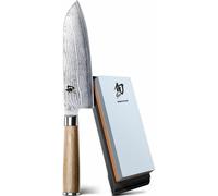 Couteau Santoku KAI avec pierre à aiguiser Shun Classic White Xmas 2024