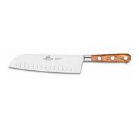 Couteau Santoku PROVENCAO 18 cm, rivets en acier inoxydable, marron, Lion Sabatier