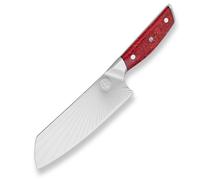 Couteau Santoku SANDVIK RED NORTHERN SUN 18,5 cm, Dellinger