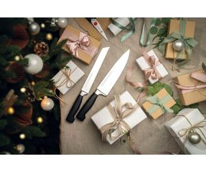 Couteau Santoku ZWILLING **** quatre étoiles avec alvéoles, longueur de lame : 180 mm