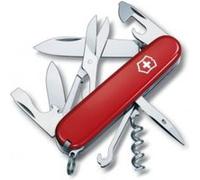 Couteau Suisse multifonction Victorinox Climber 91mm 15 fonctions - 1.3703.T - Acier inoxydable - Acrylique - Rouge translucide Multicolore G