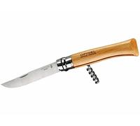 Couteau tire-bouchon OPINEL - N°10 - Lame inox - Lame 10cm - Manche en hêtre