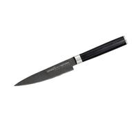 Couteau utilitaire Samura MO-V 5" Stonewash - Couteau de cuisine japonais en acier de première qualité pour la préparation polyvalente des aliments et les tâches culinaires