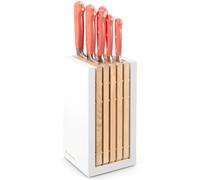 Wüsthof Bloc à couteaux Classic Colour – set de 8 couteaux, coral peach