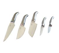 Couteaux de cuisine - Coffret 5 pièces - Lame acier inox - Ultra-tranchant - Lag