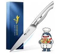 Couteaux de cuisine : couteau de 12,5 cm, couteau à légumes, couteau à fruits, économe. Acier allemand. Manche ergonomique