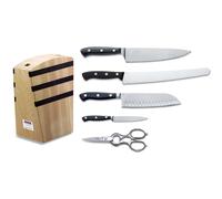Couteaux de cuisine PREMIER PLUS avec bloc magnétique, set de 5, acier inoxydable, F.DICK