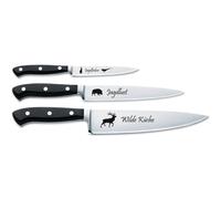 Couteaux de cuisine PREMIER PLUS, set de 3, acier inoxydable, F.DICK