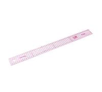 Couture sur mesure Accessoires 55cm Double côté métrique partagée Règle droite Transparent