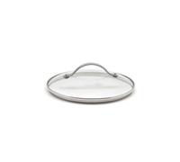 GreenPan Couvercle Universel en Verre de 16 cm avec Poignée en Acier Inoxydable, Lavable au Lave-Vaisselle et au Four jusqu'à 190°C