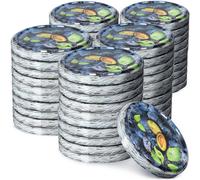 KADAX Lot de 100 couvercles Twist-Off Ø82 mm - Couvercles de Rechange en métal pour bocaux 235-900ml - Fermeture hermétique pour conserves, confitures & cornichons