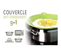 Couvercle anti-débordement 5 en 1