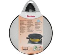 Metaltex Couvercle anti-projection 206429 – 29 cm – Epoxy blanc et noir (pas de choix possible)