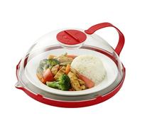 Couvercle Anti-Éclaboussures Pour Micro-Ondes | Protecteur Anti-Éclaboussures avec Poignée Accessoire Cuisine | Hotte de Protection pour Micro-ondes et Cuisinière - Pour Soupes Sauces Restes Snacks Lé