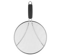 Couvercle anti-éclaboussures pour poêle - Couvercle anti-éclaboussures - Acier inoxydable - 25 cm - 1 pièce - Argent