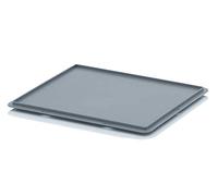 Couvercle Auer DE 43 pour conteneurs Euro de 40 x 30 cm | Couvercle en plastique pour un transport hygiénique