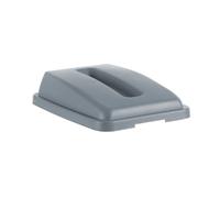 HENDI Couvercle avec ouverture rectangulaire, pour HENDI 691137 Poubelle 60L, 450x330x(H)100mm, gris, polypropylène