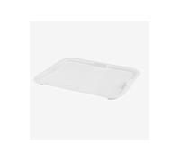 Couvercle bac à diviseuse rectangulaire 600 x 400 13 L blanc