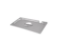 Couvercle Bac Gastro Inox GN 1/1 à encoche