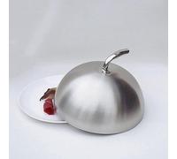 Couvercle bombé rond en acier inoxydable de 20 cm pour teppanyaki, avec capuchon anti-éclaboussures, pour la cuisine