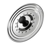 Couvercle casserole 16/18/20 cm - Couvercle poele universel - Couvercles pour casseroles et poêles en acier inoxydable - Couvercle casserole universel robuste et léger pour cuisson quotidienne