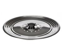 Couvercle casserole 22/24/26 cm - Couvercle poele universel - Couvercles pour casseroles et poêles en acier inoxydable - Couvercle casserole universel robuste et léger pour cuisson quotidienne