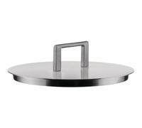 Alessi Convivio DC200/16 - Couvercle Design, en Acier Inoxydable 18/10, avec Bouton en Acier et Revêtement PVD, 16 cm, Satiné