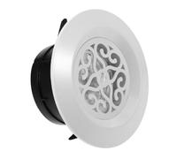 Couvercle D’aération Rond en Plastique Blanc, 150mm, Installation Facile | Appartement et Maison, Style Moderne Épuré, Forme Circulaire, Usage Compatible Ouverture de 150mm