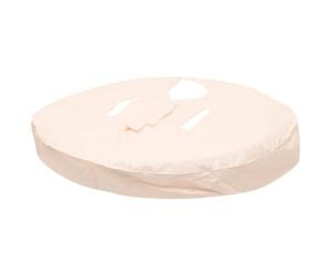 Couvercle de Bain Pliable Multifonctionnel PVC pour Bain Rond 70 CM | Maintien de Chaleur, Ouvertures pour Tête et Mains, Usage Maison Spa, pour Remplacer un Couvercle Perdu