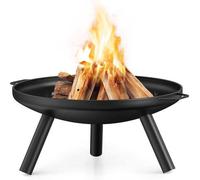 Couvercle de barbecue de jardin 60 cm, couvercle multifonctionnel en fonte avec poignées et 3 pieds, doté d'une peinture résistante et durable, pour le chauffage de jardin, les barbecues et les fêtes