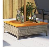 vidaXL Habillage pour pied de parasol Gris 70x70x25 cm Acacia